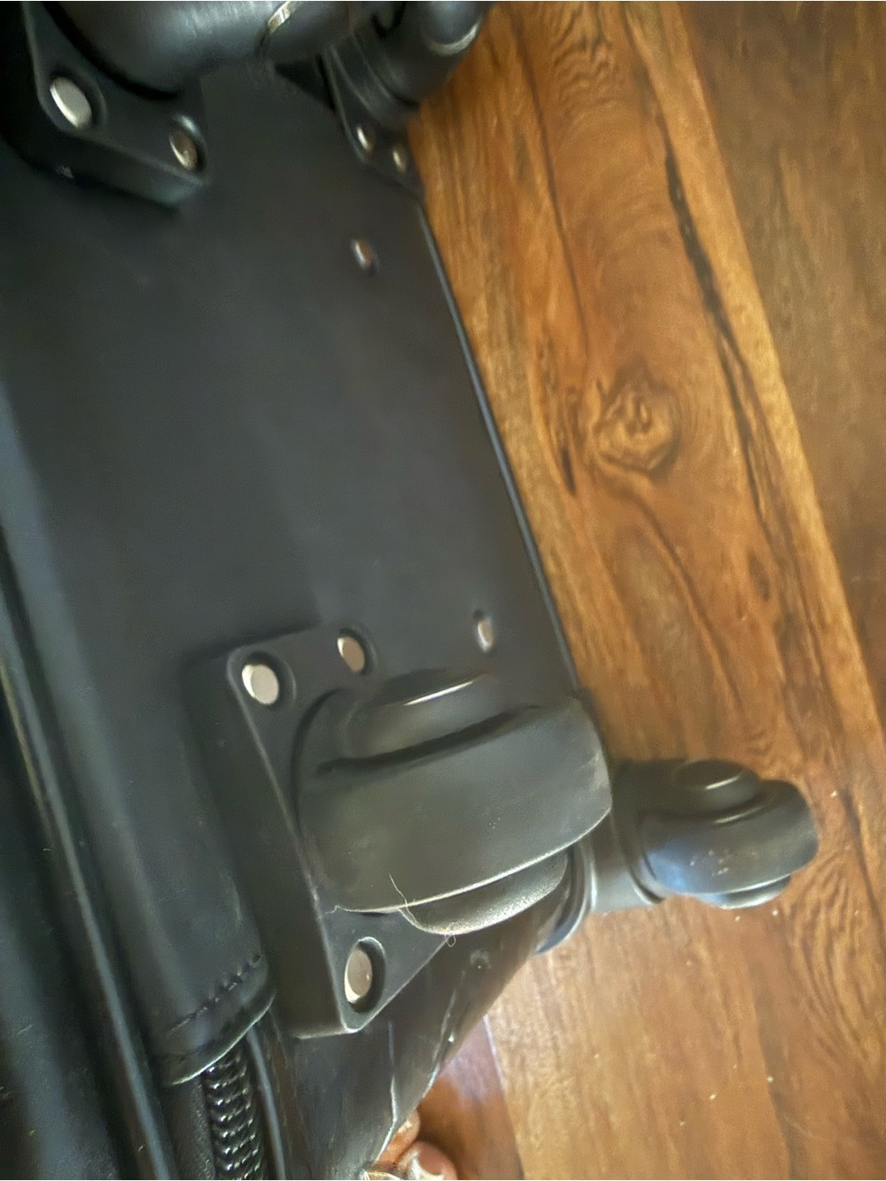 Patricia Nash Black Embossed Floral Carry-On - Picture 9 of 10